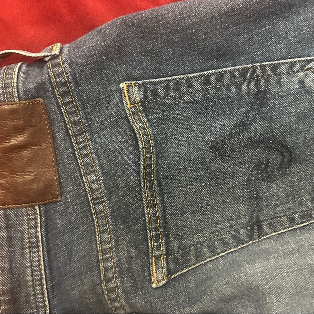 AG Adriano Goldschmied Men's Bootcut Jeans - Dark Blue - Picture 7 of 8